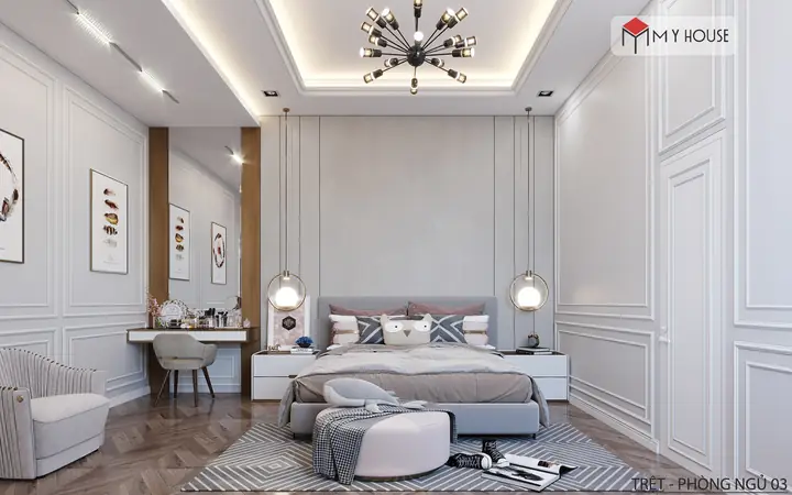 2. Thiết kế phòng ngủ kiểu tối giản 2. Thiết kế phòng ngủ kiểu tối giản