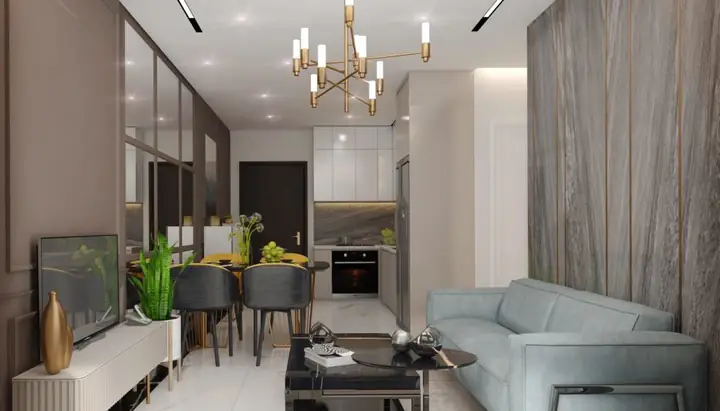 Tối ưu không gian căn hộ mẫu 1 phòng ngủ Vincity tiện nghi