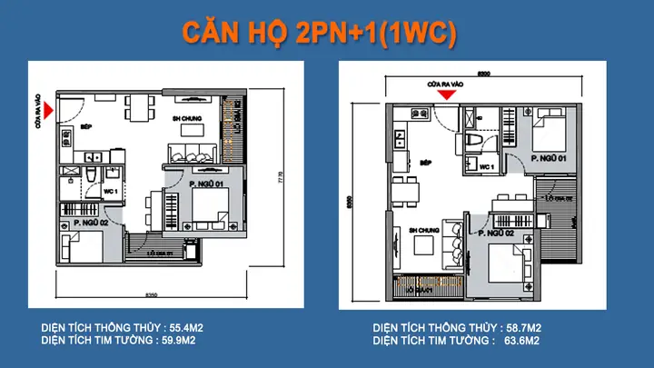 Khám phá căn hộ mẫu 2 phòng ngủ 1 WC Smartcity: Thiết kế và tiện ích