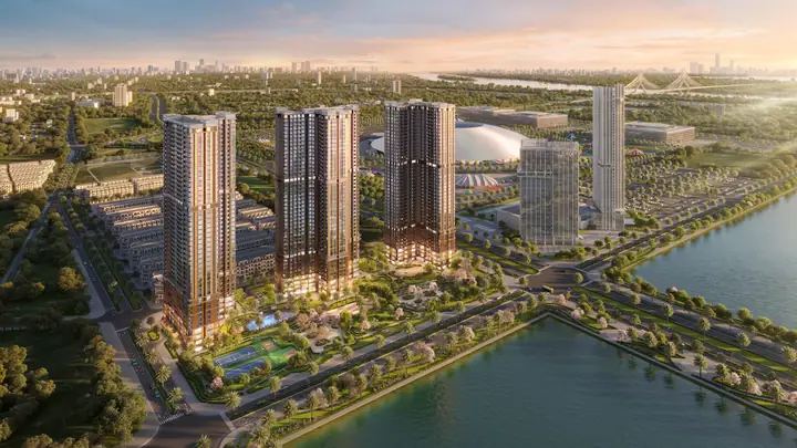 Tổng quan căn hộ mẫu 3D 1 phòng ngủ City Gate 3