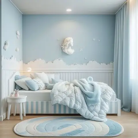 1.Các màu sắc cho phòng ngủ dễ thương