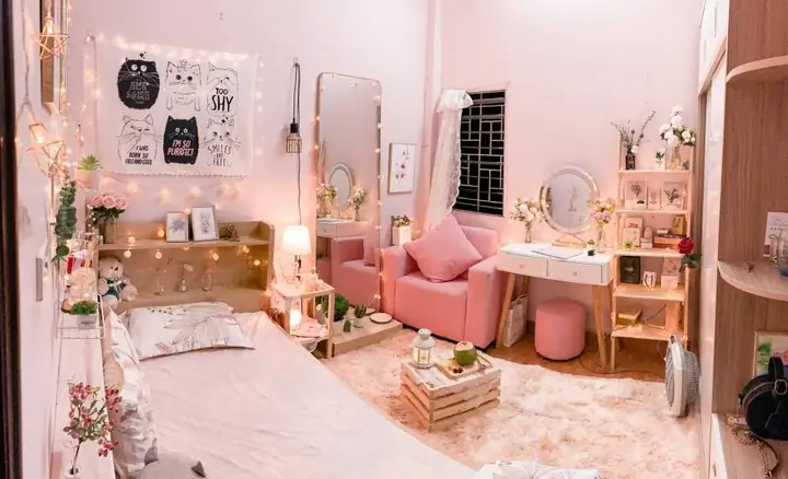 Căn Phòng Ngủ Tiểu Thư: Hướng Dẫn Thiết Kế Đẹp Mắt & Tinh Tế