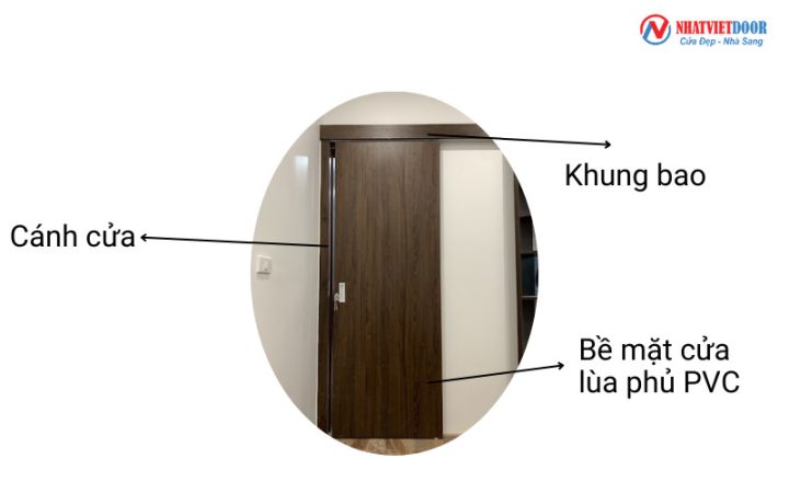 Cấu tạo chi tiết cửa lùa 1 cánh nhựa