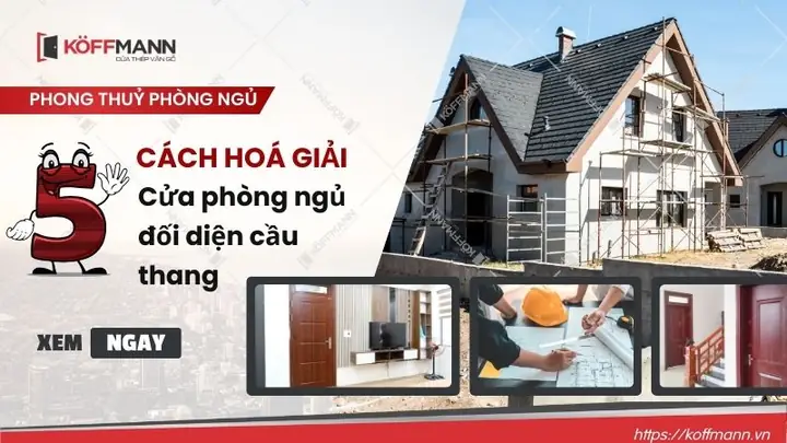 Cầu thang nằm trong phòng ngủ: Những điều cần biết khi thiết kế
