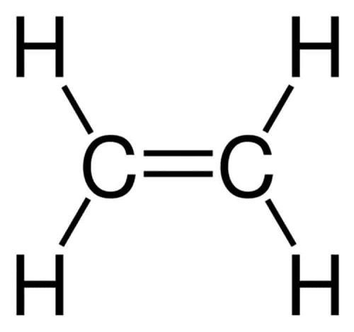 Cấu trúc polymer của Polyethylene, thể hiện công thức hóa học của nhựa PE dạng chuỗi