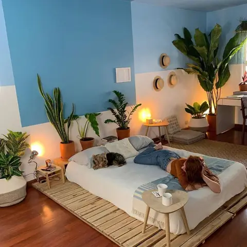 Người dùng muốn tìm kiếm ý tưởng trang trí phòng ngủ với cây xanh trên Google. Người dùng muốn tìm kiếm ý tưởng trang trí phòng ngủ với cây xanh trên Google.