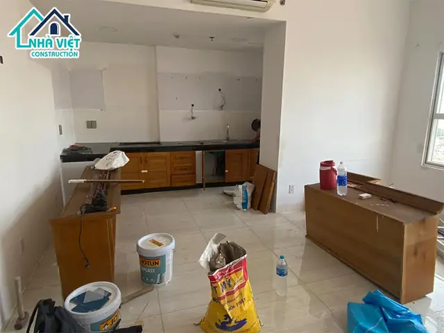 Hiện trạng ban đầu căn hộ 2 phòng ngủ của anh Thạch tại chung cư Sunrise City View Hiện trạng ban đầu căn hộ 2 phòng ngủ của anh Thạch tại chung cư Sunrise City View