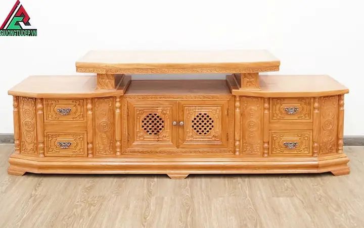 chiều cao kệ tivi phòng ngủ