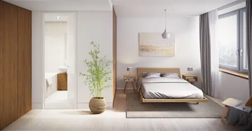 5. Sử dụng một vài chậu cây cảnh trang trí phòng ngủ hình chữ nhật 5. Sử dụng một vài chậu cây cảnh trang trí phòng ngủ hình chữ nhật