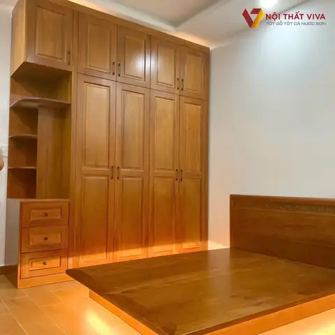 combo nội that phòng ngủ gỗ tự nhiên