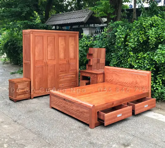 Combo Phòng Ngủ Gỗ Xoan Đào: Đánh Giá Toàn Diện Và Hướng Dẫn Chọn Mua