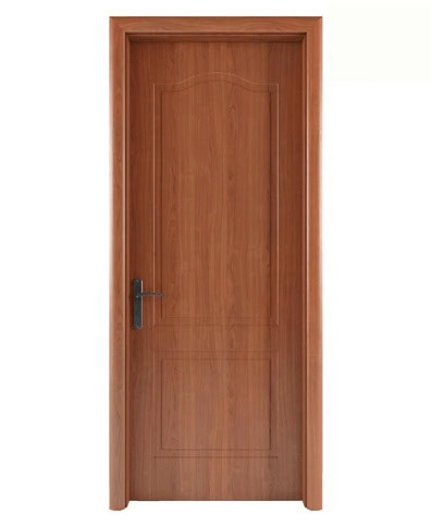 Cửa gỗ nhựa composite Austdoor khắc pano vòm