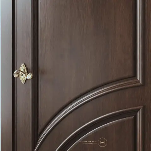 cửa gỗ phòng ngủ tân cổ điển