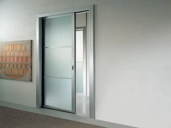 Cửa lùa nhôm kính phòng ngủ 1 cánh
