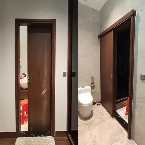 cửa lùa 1 cánh phòng ngủ