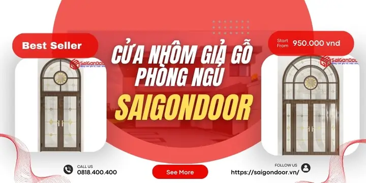 cửa nhôm giả gỗ phòng ngủ cửa nhôm giả gỗ phòng ngủ