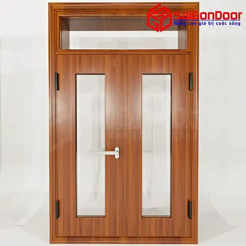 cửa nhôm giả gỗ phòng ngủ cửa nhôm giả gỗ phòng ngủ