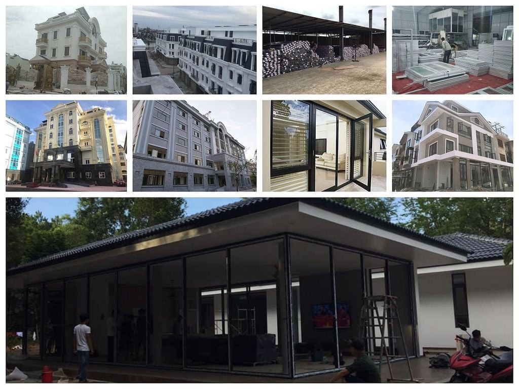 Cửa nhôm Xingfa cao cấp, chống ăn mòn tốt, thích hợp làm cửa phòng vệ sinh.