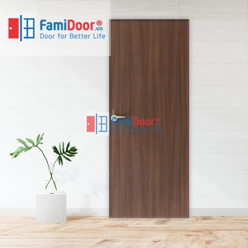 Cửa nhựa ABS Hàn Quốc phòng ngủ màu kem