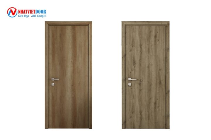 Cửa nhựa composite cao cấp màu gỗ tự nhiên cho không gian hiện đại