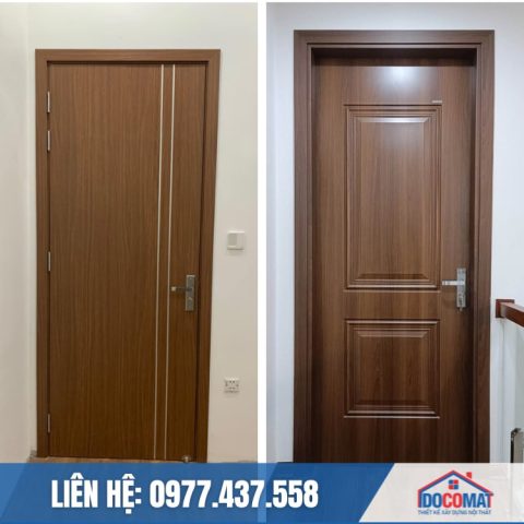 Cửa nhựa composite đa dạng về màu sắc và thiết kế