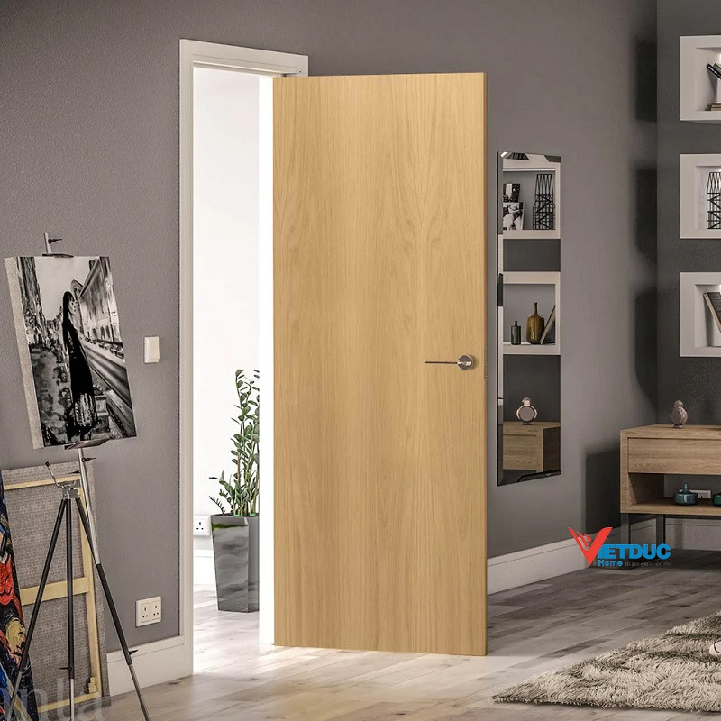 Cửa nhựa composite giả gỗ panel liền tấm chống nước hiệu quả