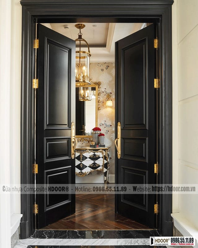 Cửa nhựa composite hiện đại và sang trọng