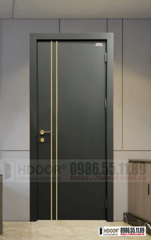 Cửa nhựa composite Nam Định với thiết kế vân gỗ