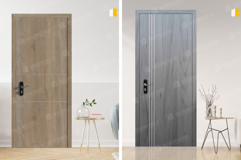 Cửa nhựa composite với lớp hoàn thiện tinh tế, chống trầy xước hiệu quả
