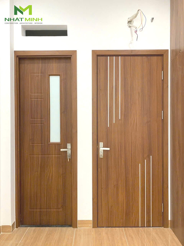 Cửa nhựa giả gỗ composite HaruHome hiện đại