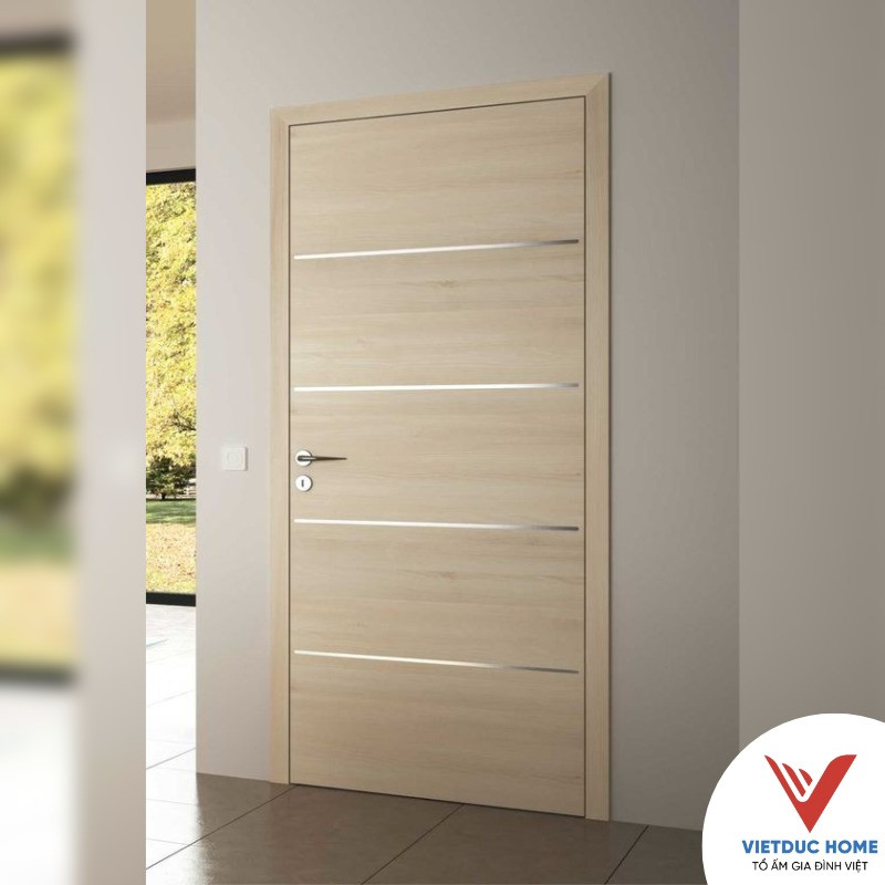 Cửa nhựa gỗ composite soi chỉ, họa tiết độc đáo