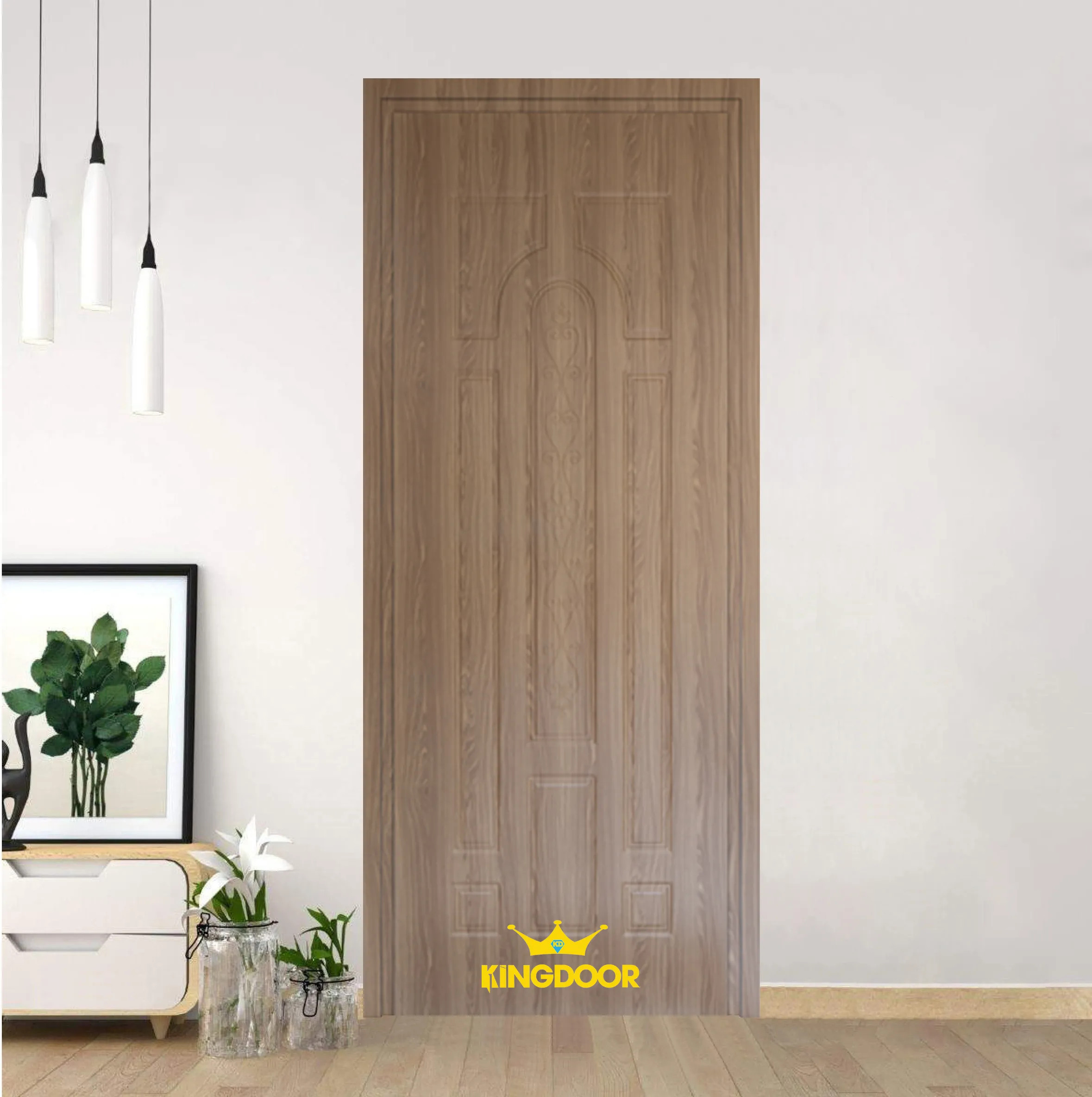 Cửa nhựa gỗ Composite với thiết kế sang trọng