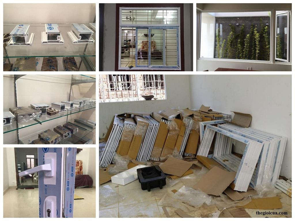 Cửa nhựa lõi thép uPVC KOS với kính cường lực, giải pháp cách âm tốt cho nhà ở tại Hà Nội