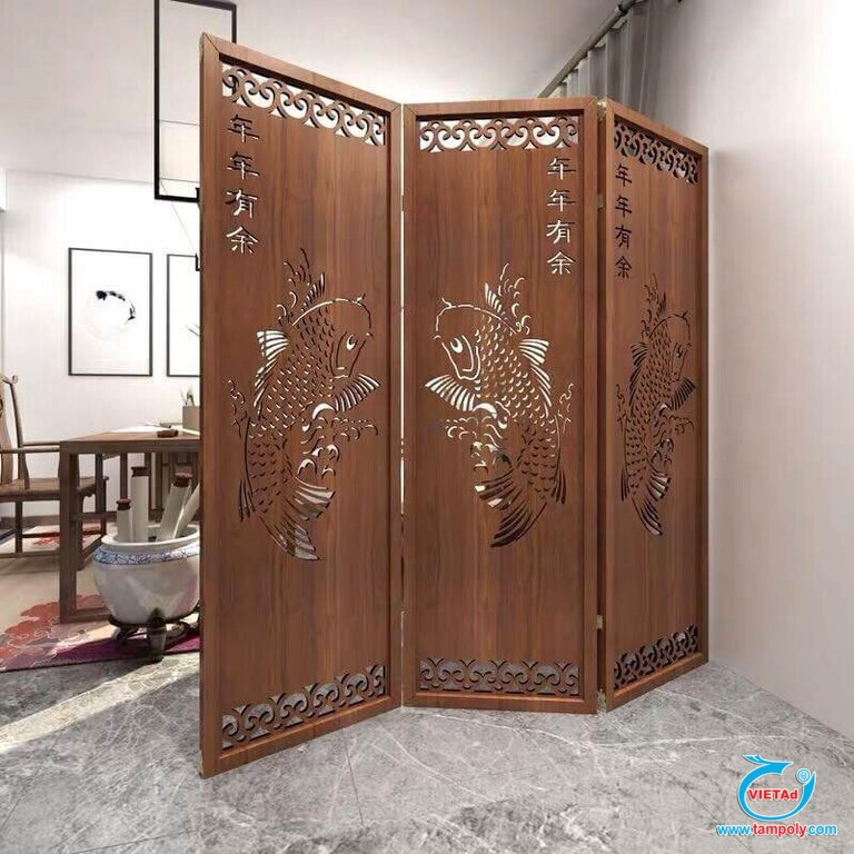 Cửa nhựa nhà vệ sinh dạng bình phong độc đáo