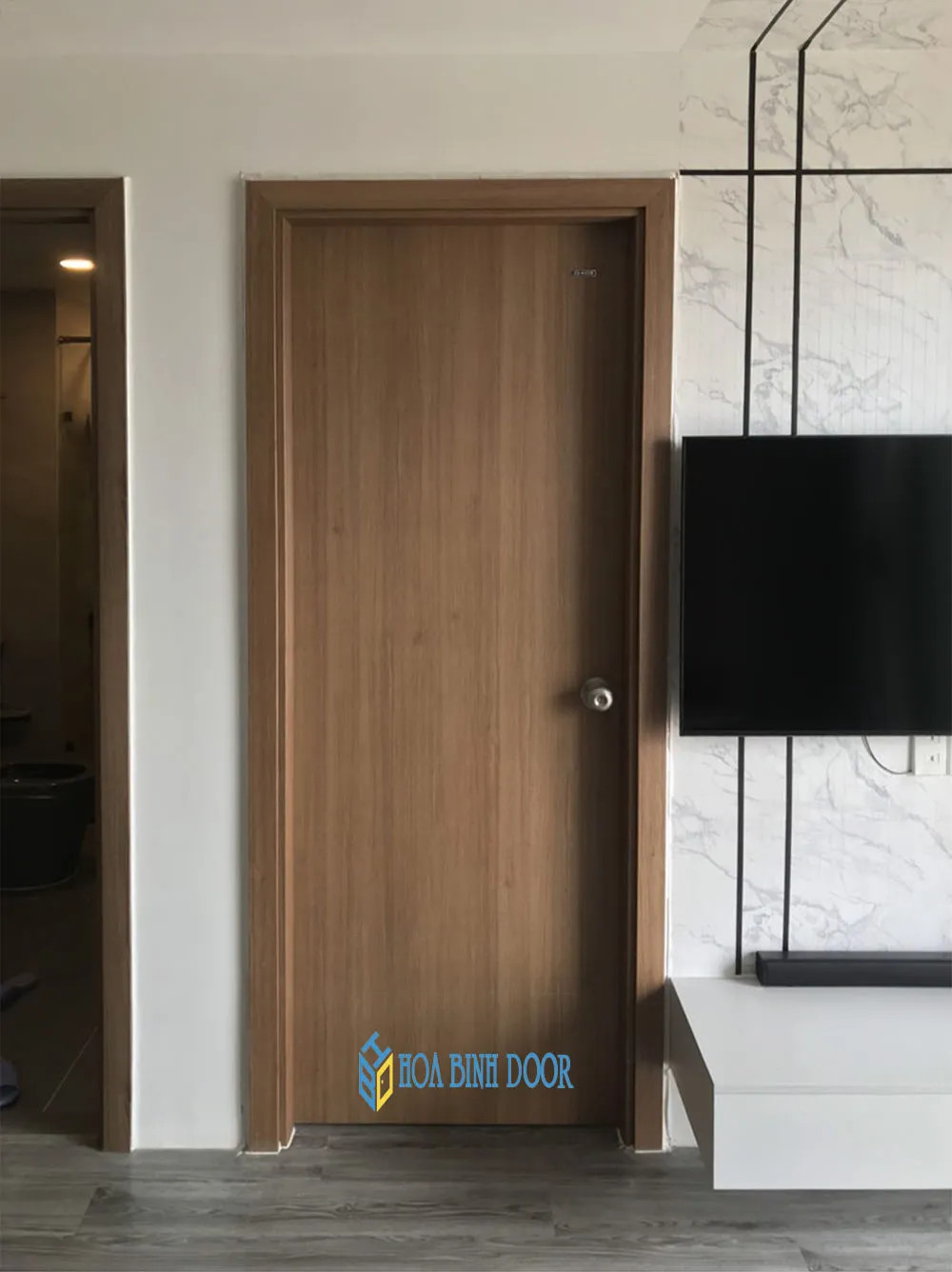Cửa nhựa thiết kế tối giản, dễ dàng vệ sinh cho mọi không gian ở Đà Nẵng
