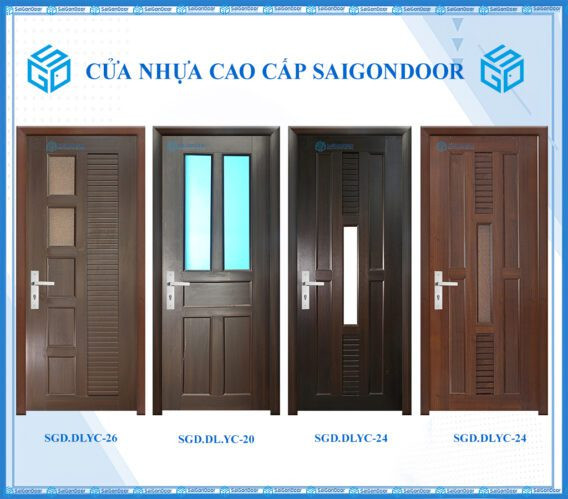 Cửa nhựa toilet giá rẻ HCM đa dạng kiểu dáng và màu sắc