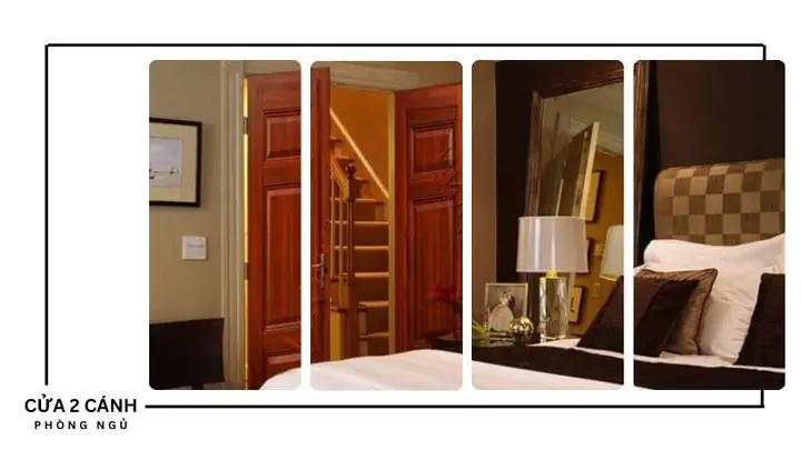 Chi tiết kích thước cửa 2 cánh phòng ngủ cho từng đối tượng