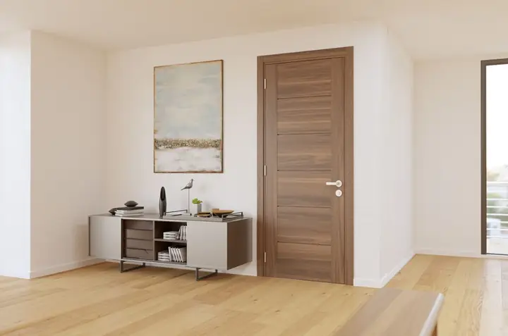Mẫu cửa phòng ngủ bằng gỗ MDF Laminate Mẫu cửa phòng ngủ bằng gỗ MDF Laminate