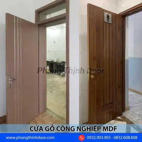 3. Cửa phòng ngủ gỗ MDF Melamine 3. Cửa phòng ngủ gỗ MDF Melamine