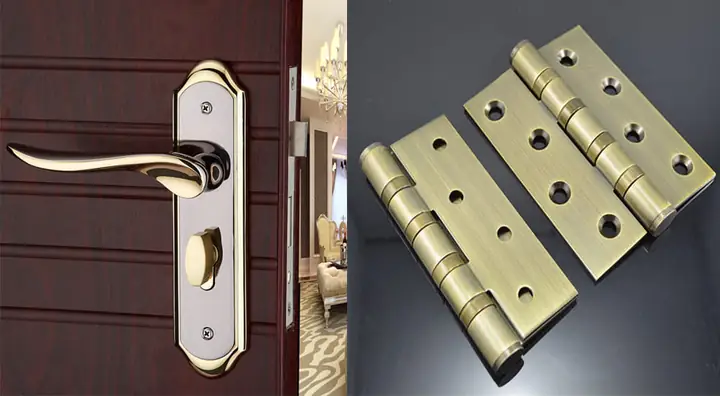 Phụ kiện đi kèm cửa gỗ lim