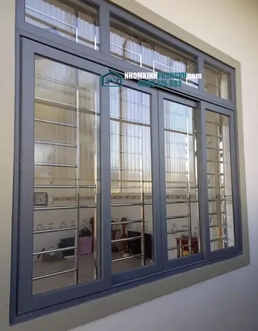 mẫu cửa sổ lùa trượt nhôm xingfa