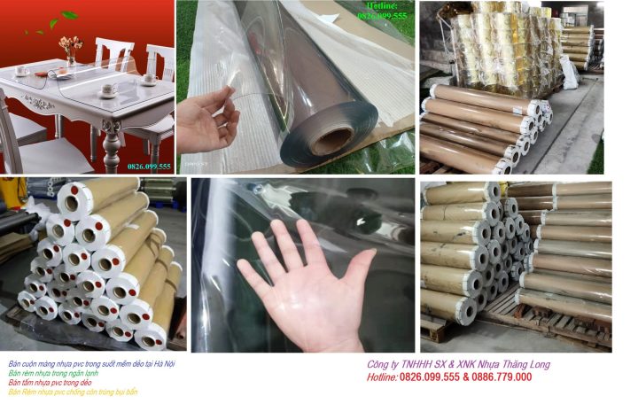 Cuộn màng nhựa PVC trong suốt chất lượng cao