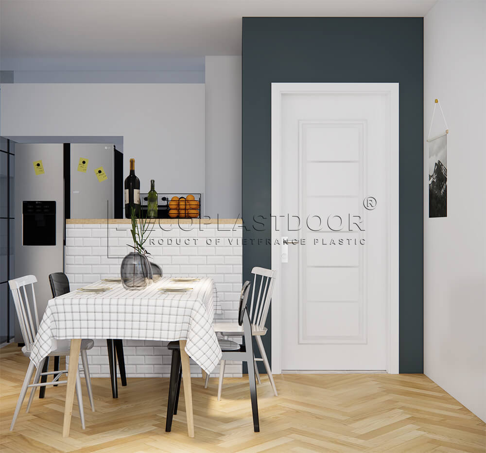 Đa dạng mẫu mã cửa nhựa composite, từ đơn giản đến hiện đại