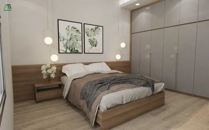 Có nên dán tường phòng ngủ bằng tấm nhựa? Ưu nhược điểm và cách thi công