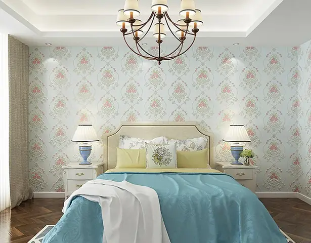 Những không gian phòng ngủ sử dụng giấy dán tường theo các kiểu khác nhau