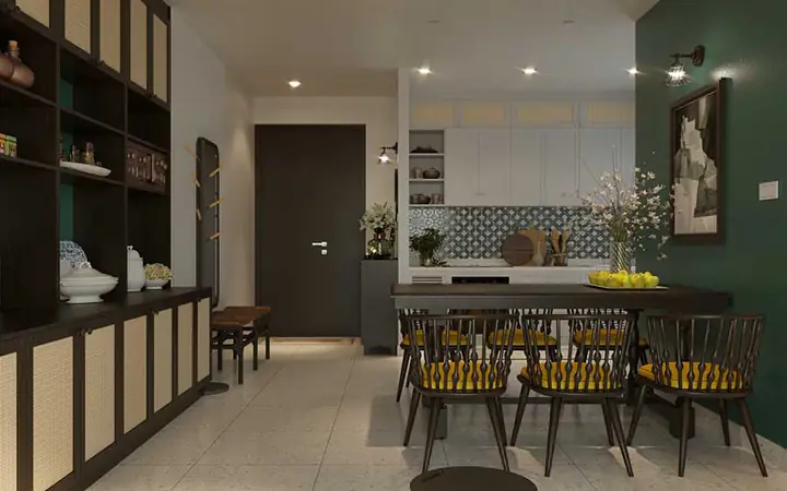 decor căn hộ 2 phòng ngủ