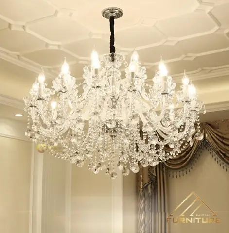 Đèn Chùm Phòng Ngủ Pha Lê: Hướng Dẫn Chọn Và Trang Trí Đẳng Cấp