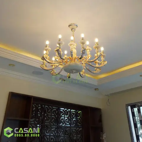 đèn chùm trong phòng ngủ