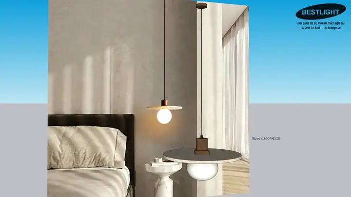 Khám Phá Mẫu Đèn Phòng Ngủ Hiện Đại Tối Ưu Cho SketchUp