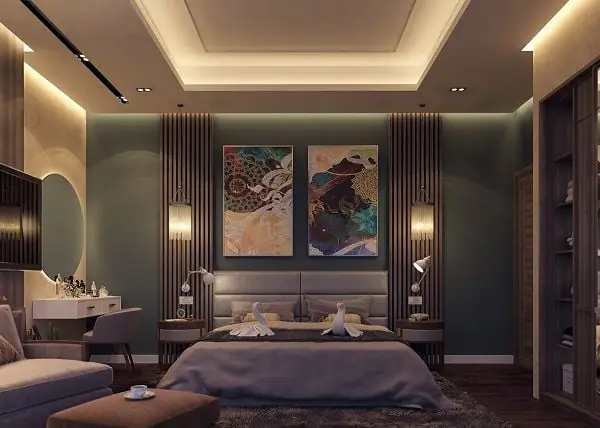 đèn phòng ngủ khách sạn